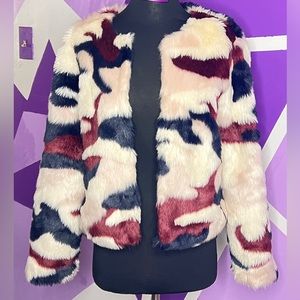 Faux Fur “Camo” jacket